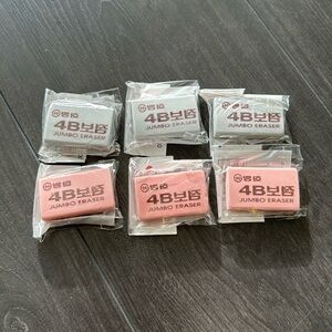 Jumbo Erasers (6)